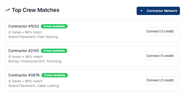 AI-Powered Contractor Matching
